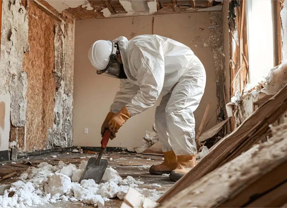 アスベスト除去工事